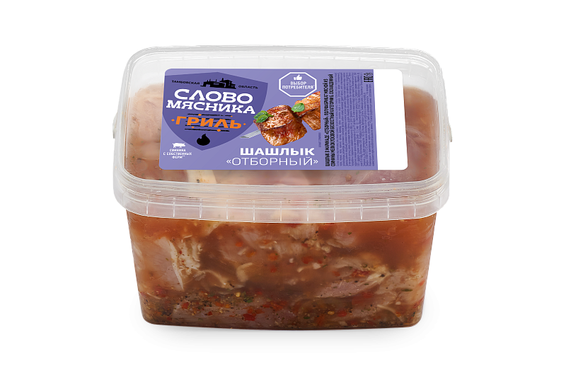 Шашлык свиной Слово мясника Отборный, ~2кг