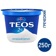Йогурт Савушкин продукт Teos греческий 2%, 250г