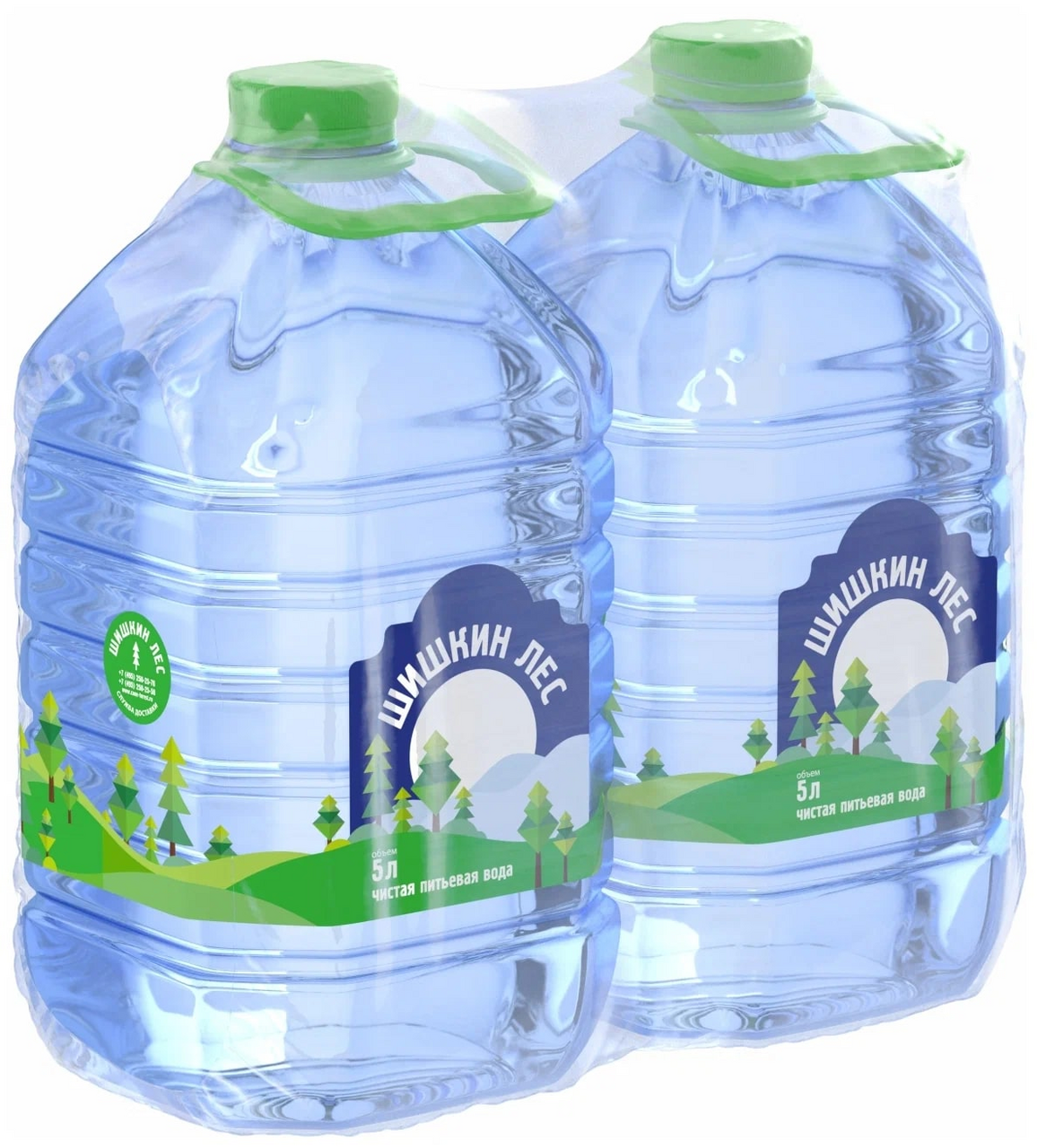 Изображение товара Вода Шишкин лес питьевая негазированная 5л x 2 шт природная вода