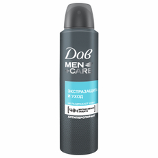 Антиперспирант-спрей Дав Men+Care Экстразащита без белых следов, 150мл