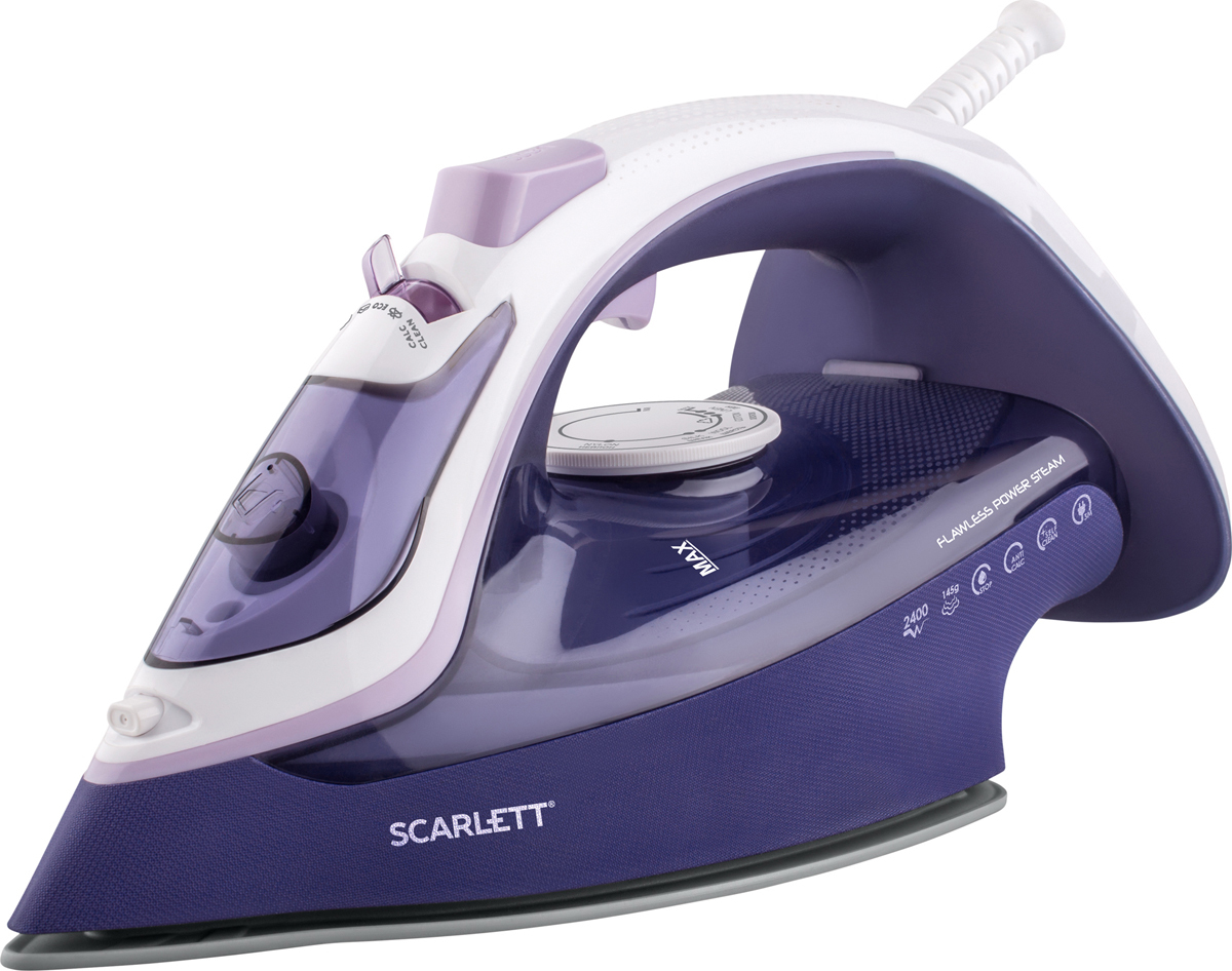 Утюг Scarlett SC-SI30K37, фиолетовый, размер 322х140х162мм купить с ...