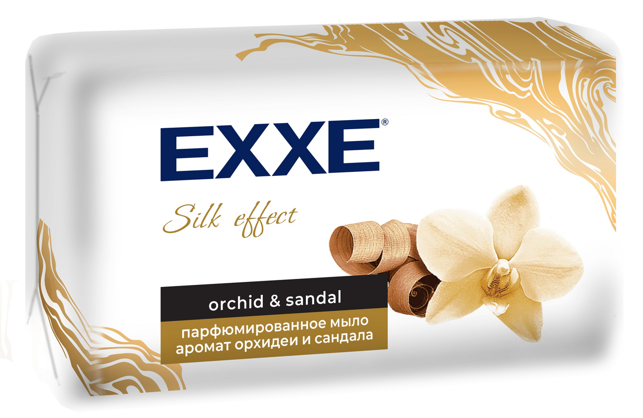 Мыло Exxe Silk Effect Орхидея и сандал, 140г