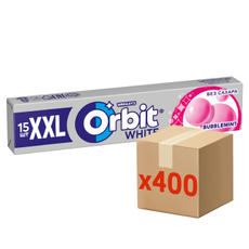 Жевательная резинка Orbit White XXL Bubblemint, 20г x 400 шт