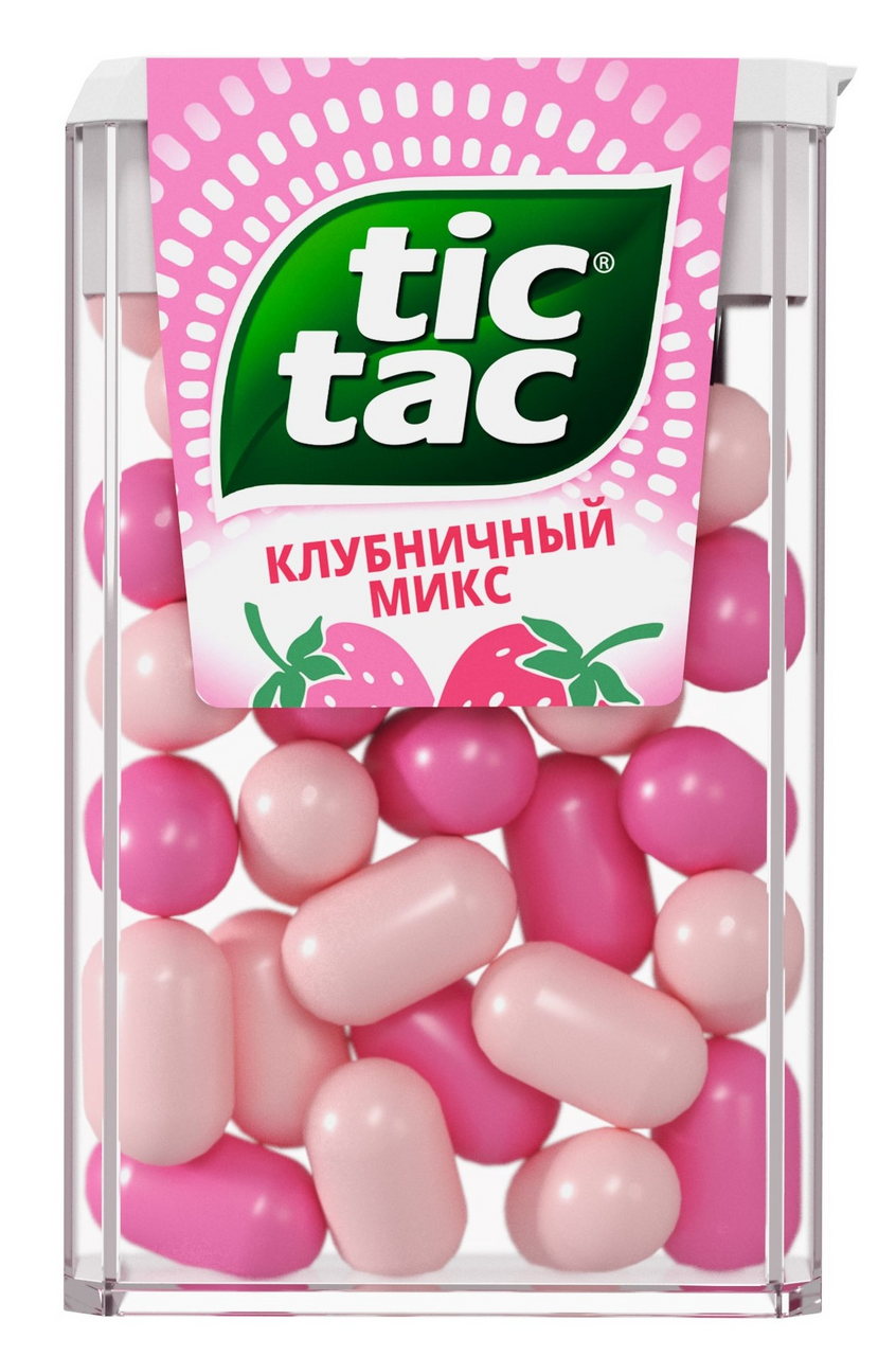 Драже Tic Tac Клубничный Микс, 16г