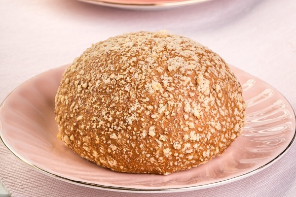 Булочка Золотой колос с начинкой крем-брюле, 65г