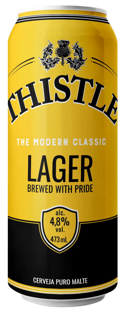 Пиво Thistle lager светлое, 0.473л