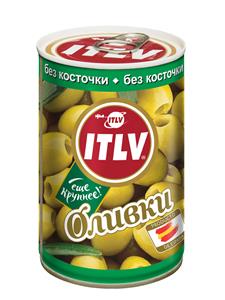Оливки зеленые ITLV Без косточки, 314 мл