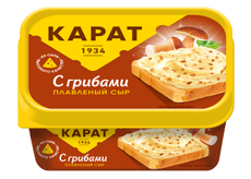 Сыр плавленый Карат с кусочками лесных грибов, 400г