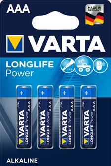 Батарейки Longlife Power VARTA, AAA, 4 шт