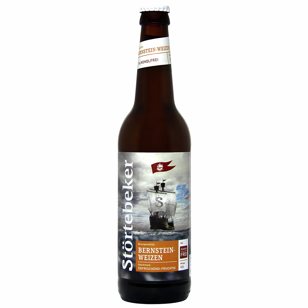 Изображение товара Пиво STORTEBEKER Янтарный вайцен безалкогольное