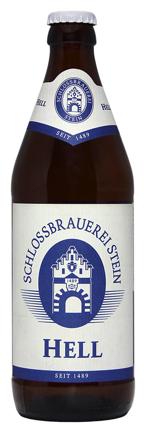 Пиво Schlossbrauerei Stein Hell светлое, 0.5л