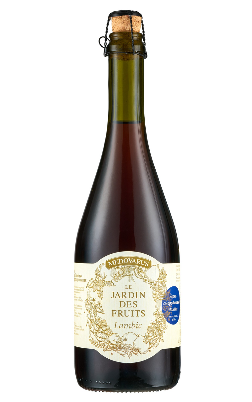 Изображение товара Медовуха Medovarus Le Jardin des Fruits ламбик, 0.75л Изображение товара Медовуха Medovarus Le Jardin des Fruits ламбик, 0.75л