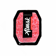 Колбаса Альмак Коньячная сырокопченая нарезка, 80г