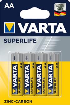 Батарейки солевые Superlife VARTA, AA, 4 шт