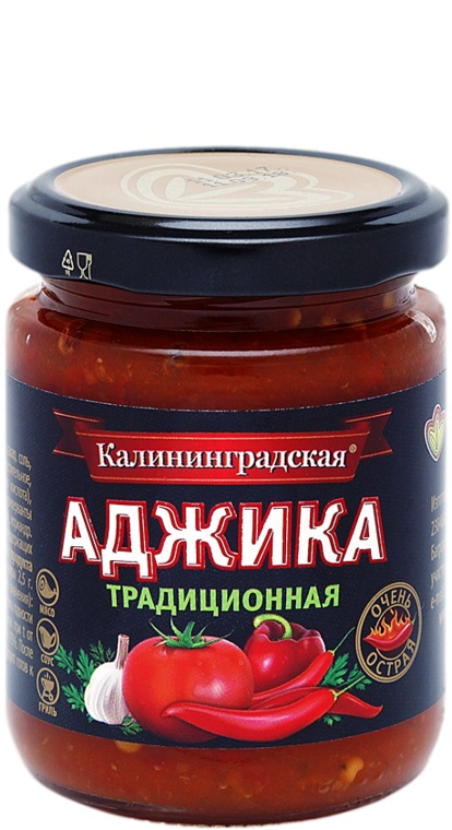 Кетчуп Калининградский Аджика Традиционная, 170г