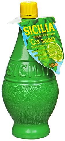 Сок лайма SICILIA, 115 мл