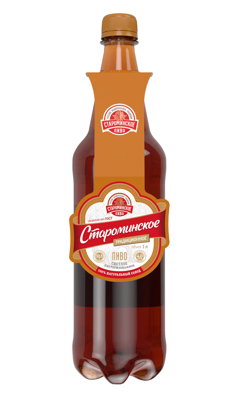 Пиво Староминское Традиционное светлое, 1л