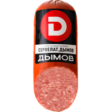 Колбаса Дымов Сервелат варено-копченая, 330г
