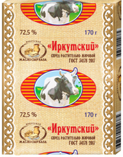 Спред ИМСБ Иркутский растительно-жировой ГОСТ 72.5%, 170г
