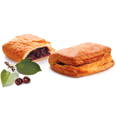 Булочка Русский хлеб слоеная с вишней, 80г