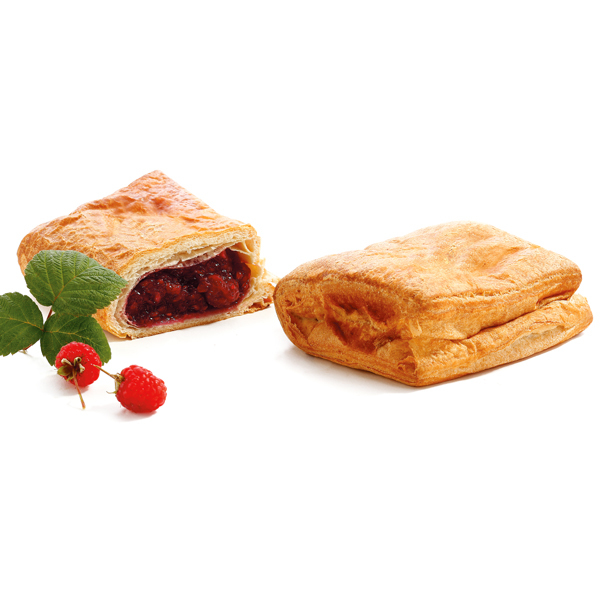 Булочка Русский хлеб слоеная с малиной, 80г