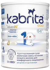 Смесь молочная детская Kabrita 1 Gold на козьем молоке с рождения до 6 месяцев, 800г