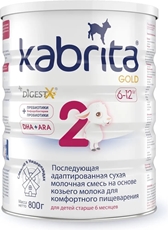 Смесь молочная Kabrita 2 Gold на козьем молоке для комфортного пищеварения с 6 месяцев, 800г