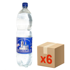 Вода Обуховская 13 минеральная газированная, 1.5л x 6 шт