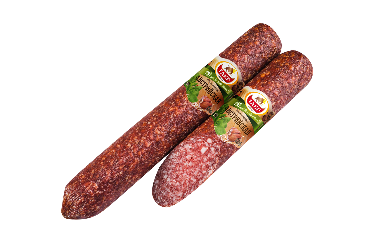 Колбаса Тавр Австрийская сырокопченая