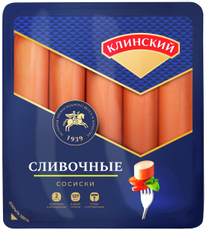 Сосиски Клинский Сливочные, 470г