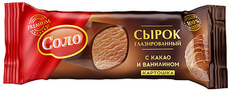 Сырок творожный глазированный Соло Картошка с какао и ванилином 23%, 40г