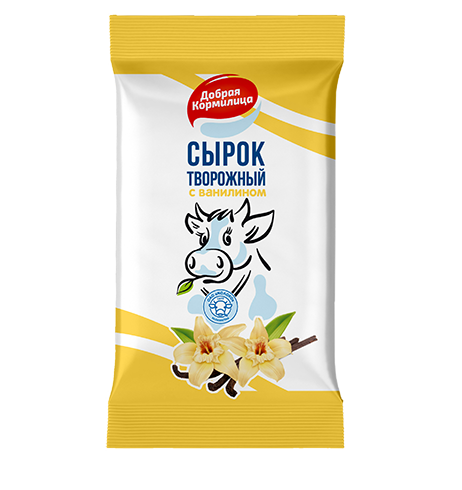 Сырок творожный Добрая кормилица с ванилином 4.5%, 100г