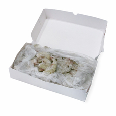 Креветка без головы в панцире 16/20 блок замороженные, 1.8кг