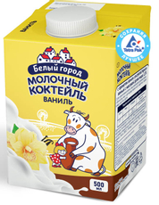 Коктейль молочный Белый город ваниль 1.5%, 500мл