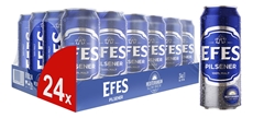 Пиво Efes Pilsner светлое, 0.45л x 24 шт