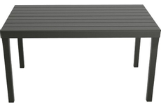 Стол пластик Progarden Sumatra прямоугольный полипропилен антрацит, 138 x 80 x 72см