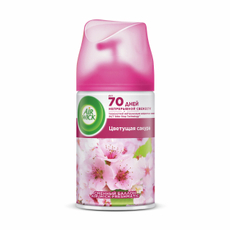 Освежитель воздуха аэрозольный AirWick Freshmatic Pure Цветущая сакура сменный баллон, 250мл