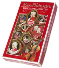 Набор шоколадный Mozart Reber Die Feinsten Mozart-Spezialitaten, 218г