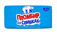 Мороженое Славица Пломбир на сливках, 250г