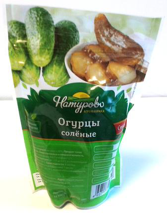 Огурцы Натурово соленые, 400г