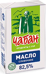 Масло сливочное Чабан Халяль 82.5%, 180г