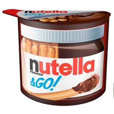 Набор кондитерский Nutella Nutella&GO! из хлебных палочек и пасты ореховой с добавлением какао, 52г