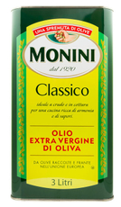 Масло оливковое Monini Classico Extra Virgin нерафинированное, 3л