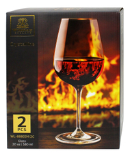 Набор бокалов для белого вина Wilmax Cristalline, 580мл х 2шт