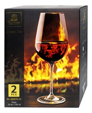 Набор бокалов для красного вина Wilmax Cristalline, 700мл х 2шт