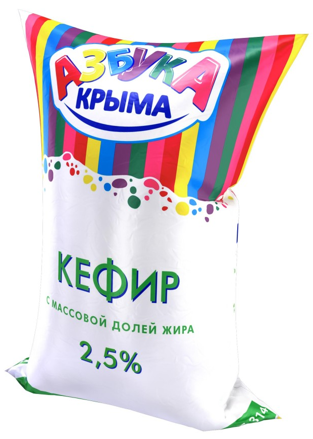 Кефир Азбука Крыма 2.5%, 900г