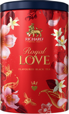 Чай Richard Royal Love чёрный цейлонский крупнолистовой с ароматом бергамота и ванили, 80г