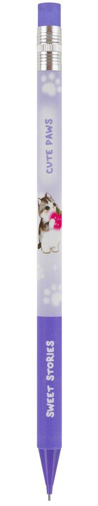 Изображение товара Карандаш механический Meshu Nice Kittens с ластиком, 0.7мм