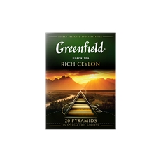 Чай Greenfield Rich Ceylon черный (2г x 20шт), 40г