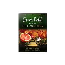 Чай Greenfield Sicilian Citrus черный с ароматом красного апельсина (1.8г х 20шт), 36г